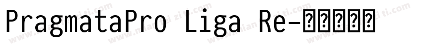 PragmataPro Liga Re字体转换